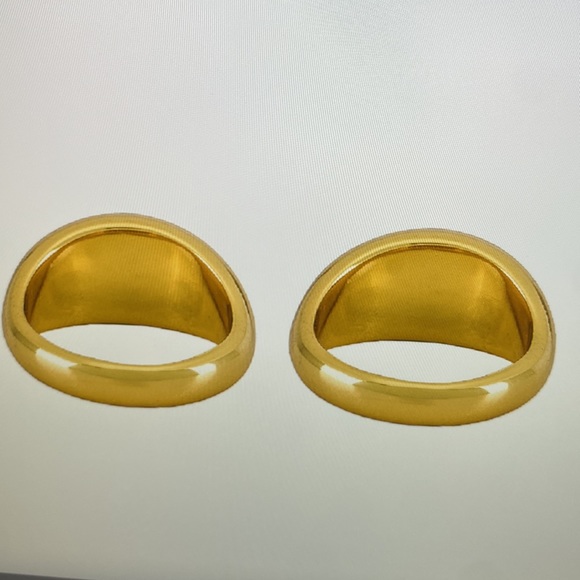 BaubleBar Maro Ring Set of 2, Size 8 - Picture 3 of 3